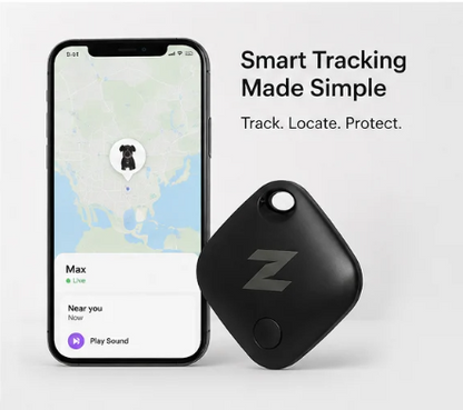 Smart GPS Pet Tracker – Real-Time Location & Safety Tracker for Dogs & Cats