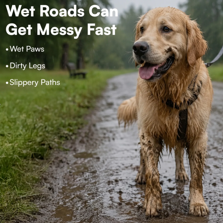 Waterproof Dog Leg Covers – Protective Dog Rain Boots & Paw Covers for Wet, Muddy Walks