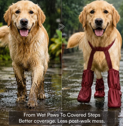 Waterproof Dog Leg Covers – Protective Dog Rain Boots & Paw Covers for Wet, Muddy Walks
