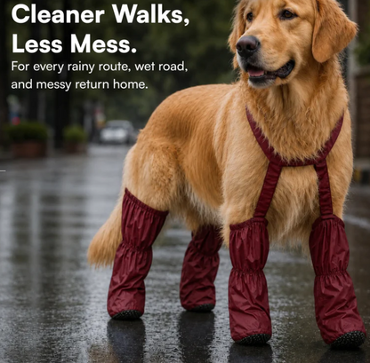 Waterproof Dog Leg Covers – Protective Dog Rain Boots & Paw Covers for Wet, Muddy Walks