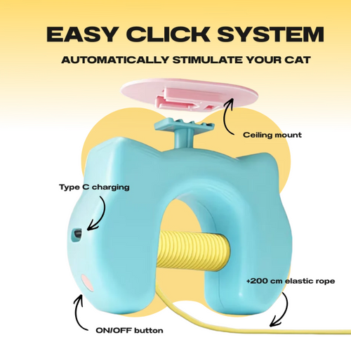 THE AUTOMATIC YO-YO TOY THAT DRIVES CATS WILD