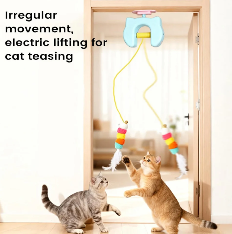THE AUTOMATIC YO-YO TOY THAT DRIVES CATS WILD
